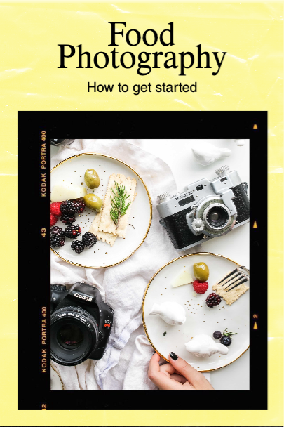 Sunny Yellow Food Photography Starter Poster