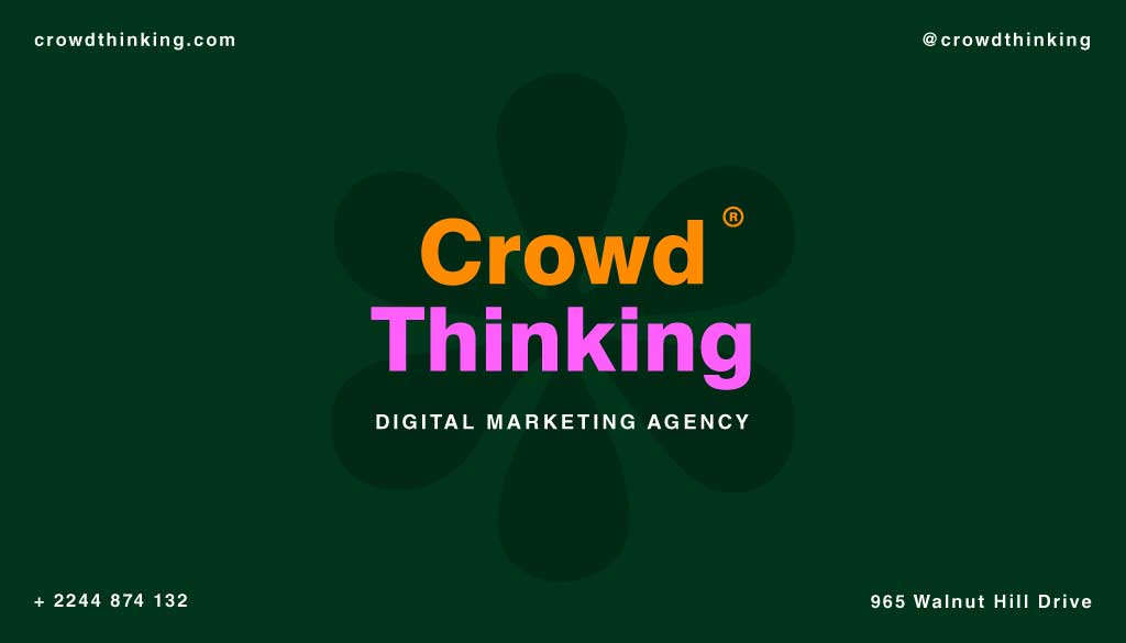 Sleek Green and Purple Marketing Agency Ad