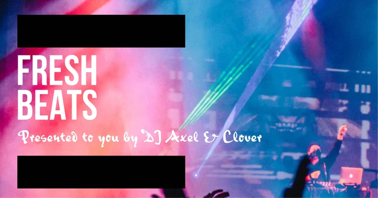 Template Vibrant Pink and Blue Concert Poster Design