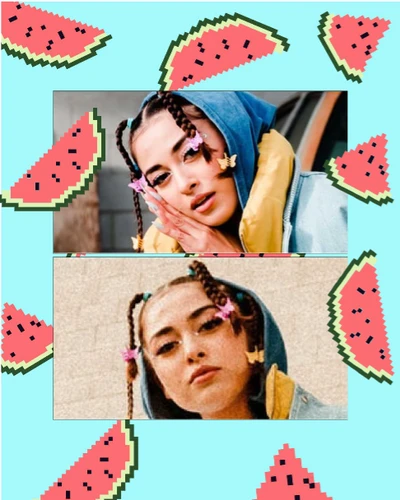 Template Summer Vibes Watermelon Photo Post