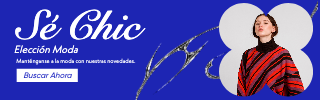 Blue and Red Chic Fashion Ad Banner