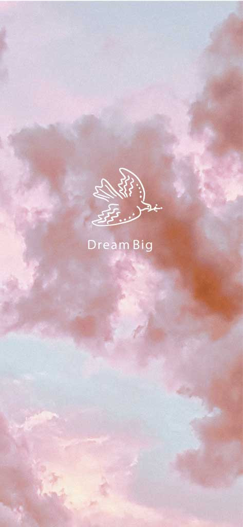 Template Inspiring Dream Big Sky-Themed Poster Design