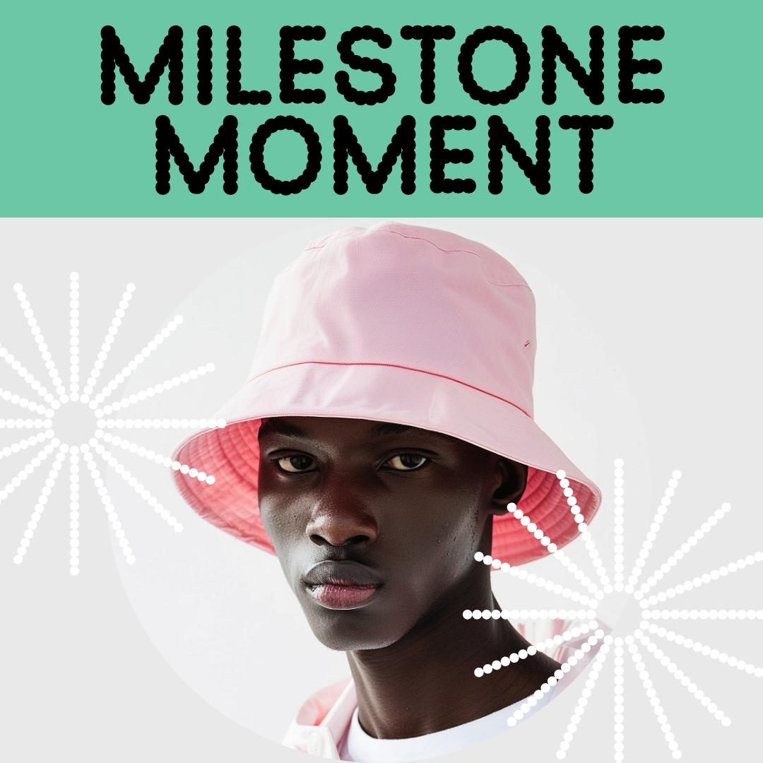 Chic Pink Milestone Moment Instagram Post