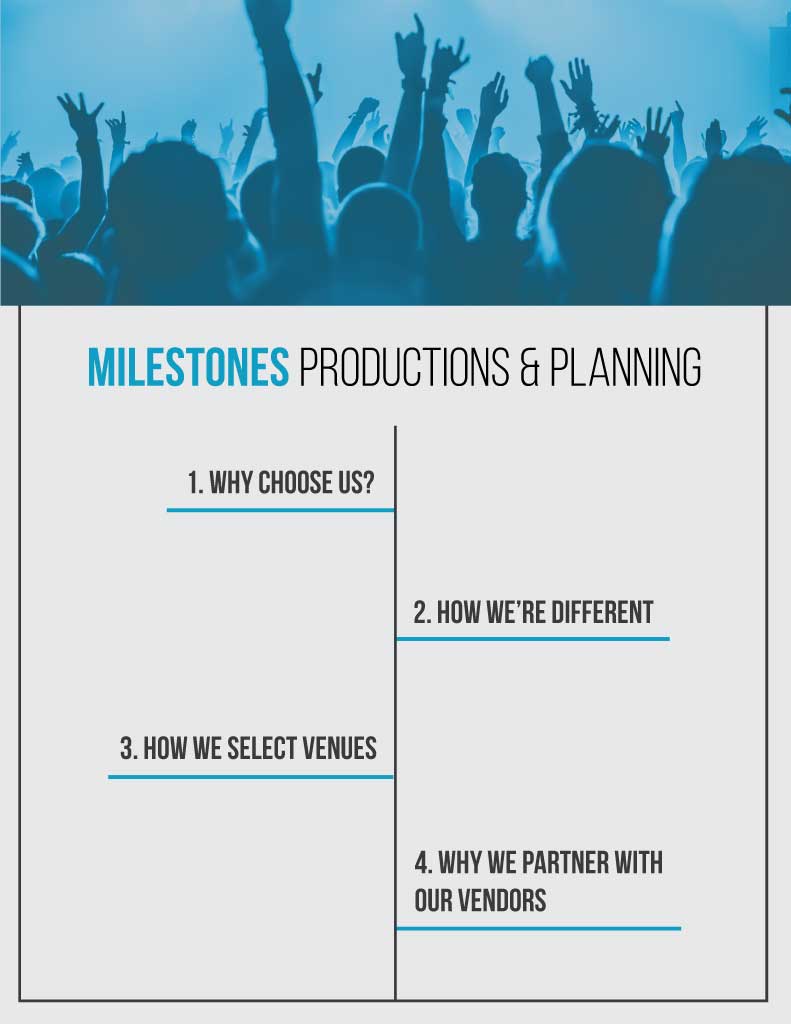 Vibrant Blue Event Planning Poster Template