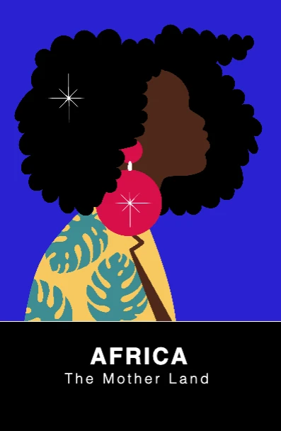 Template Celebrating Heritage Blue and Black Poster