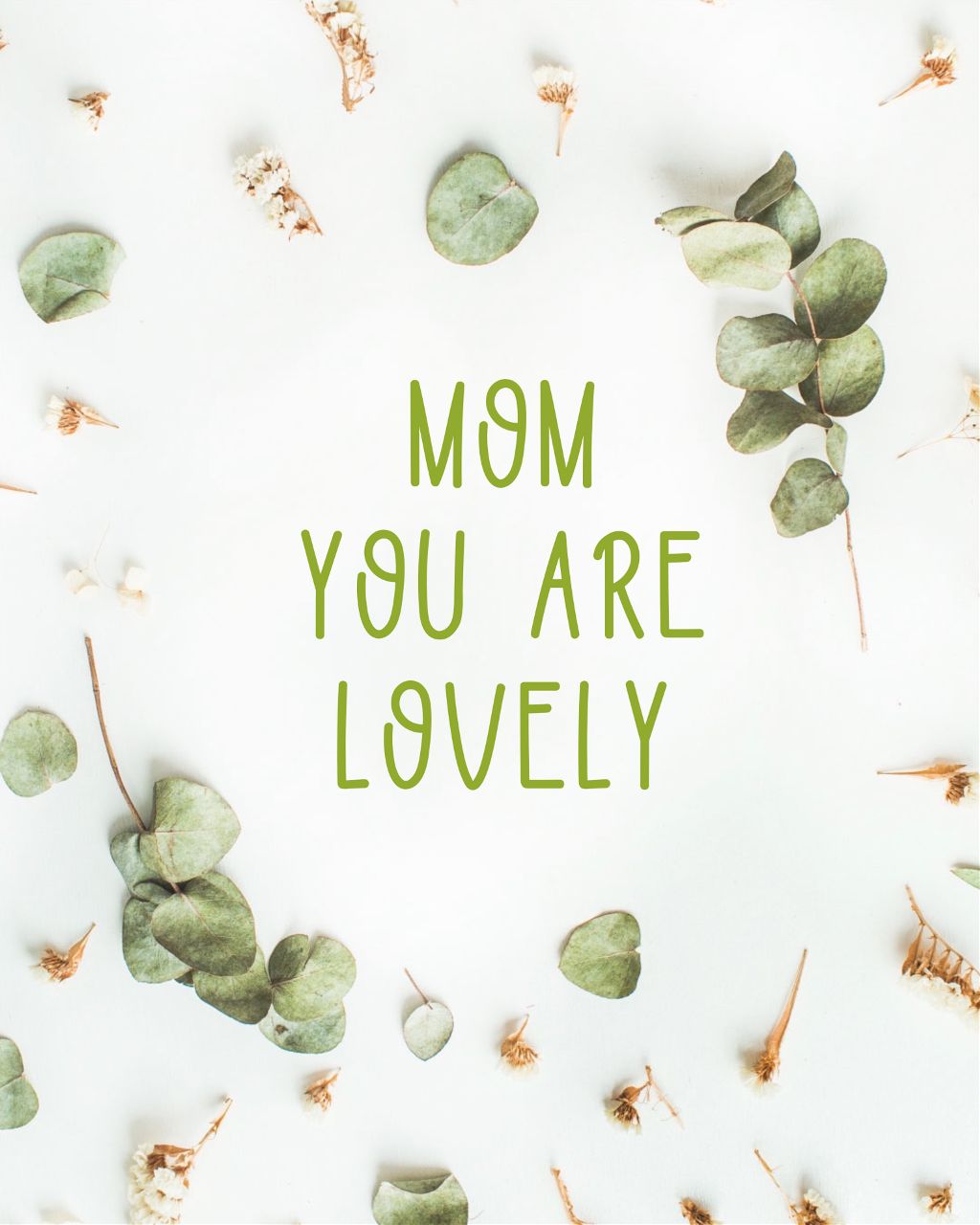 Green Mother's Day Appreciation Post Design