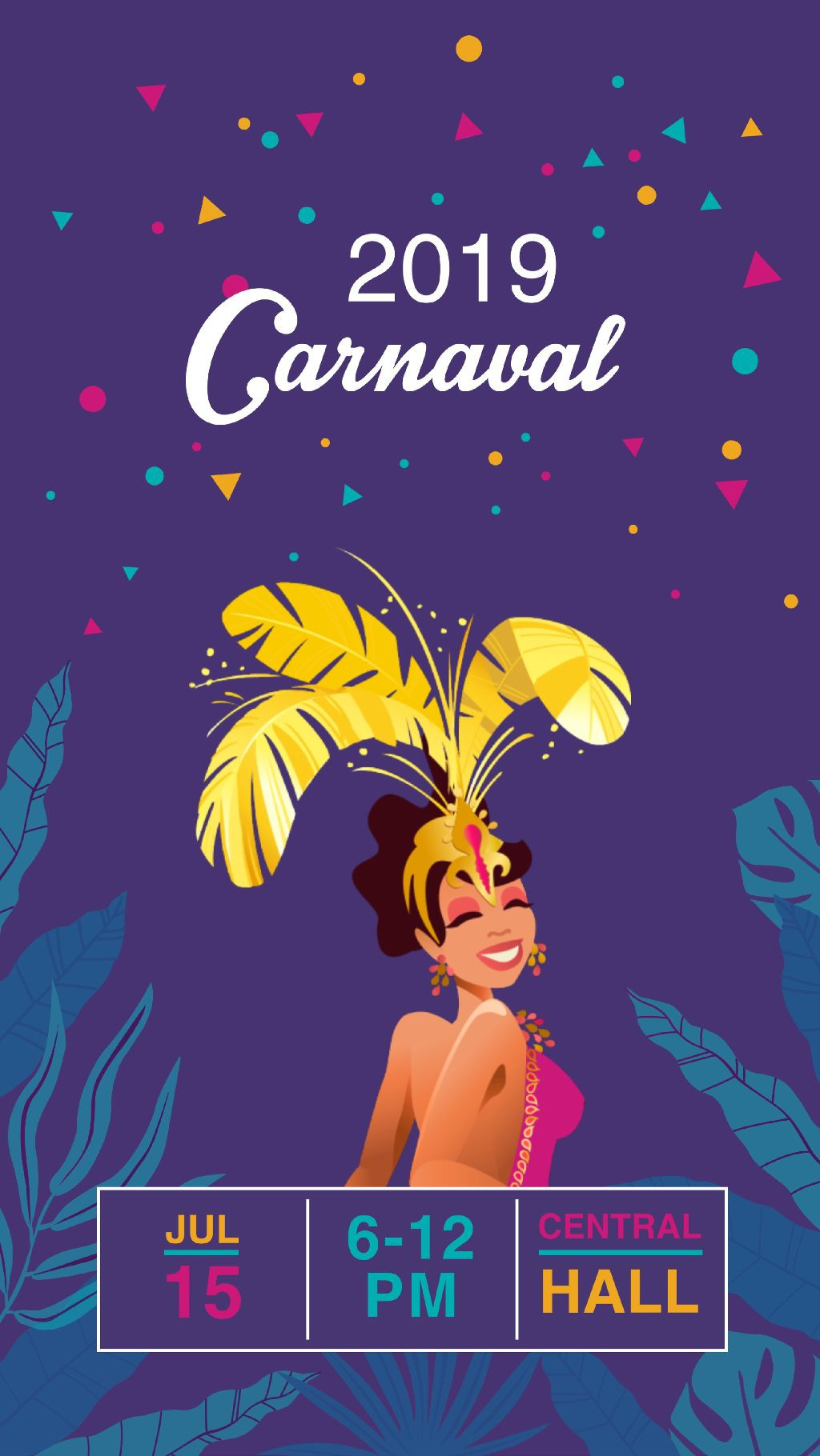 Template Colorful Carnival Celebration Poster Template