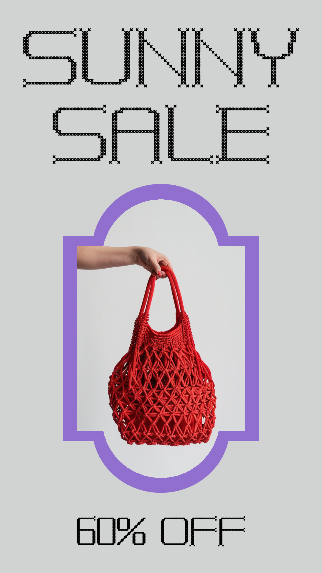 Template Vibrant Red Instagram-Story Sale Template