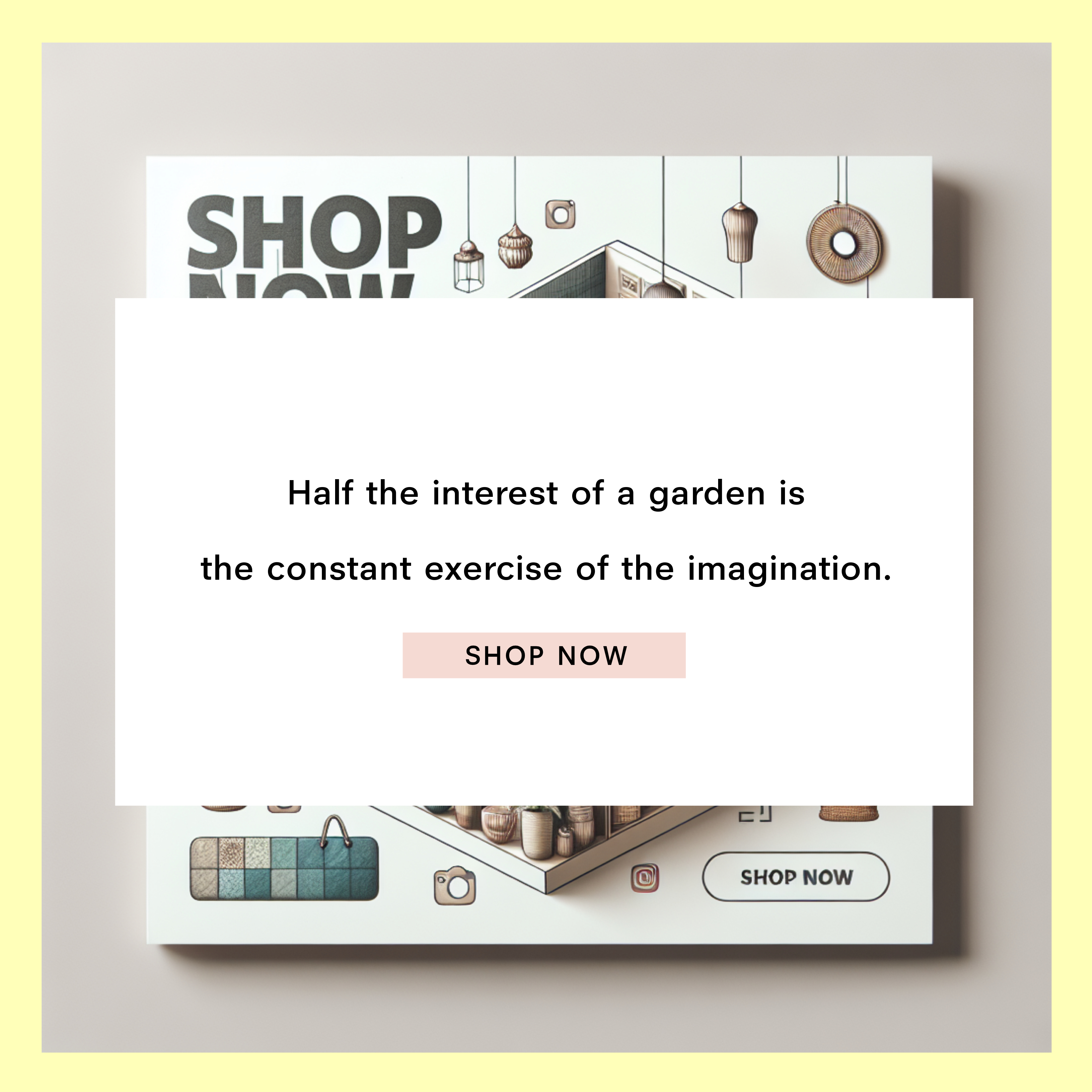 Green Inspiration Garden Ad Template