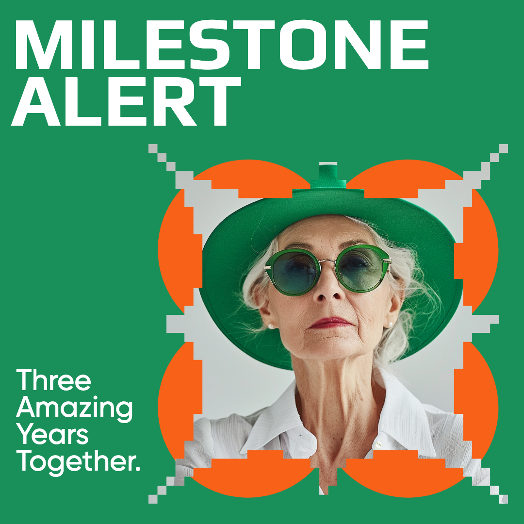 Instagram-Square Green Milestone Celebration Post