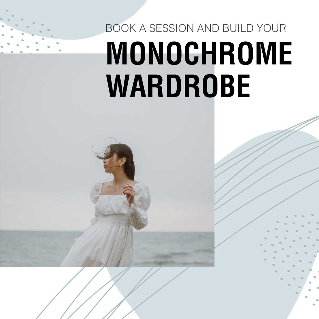 Chic Monochrome Wardrobe Session Post