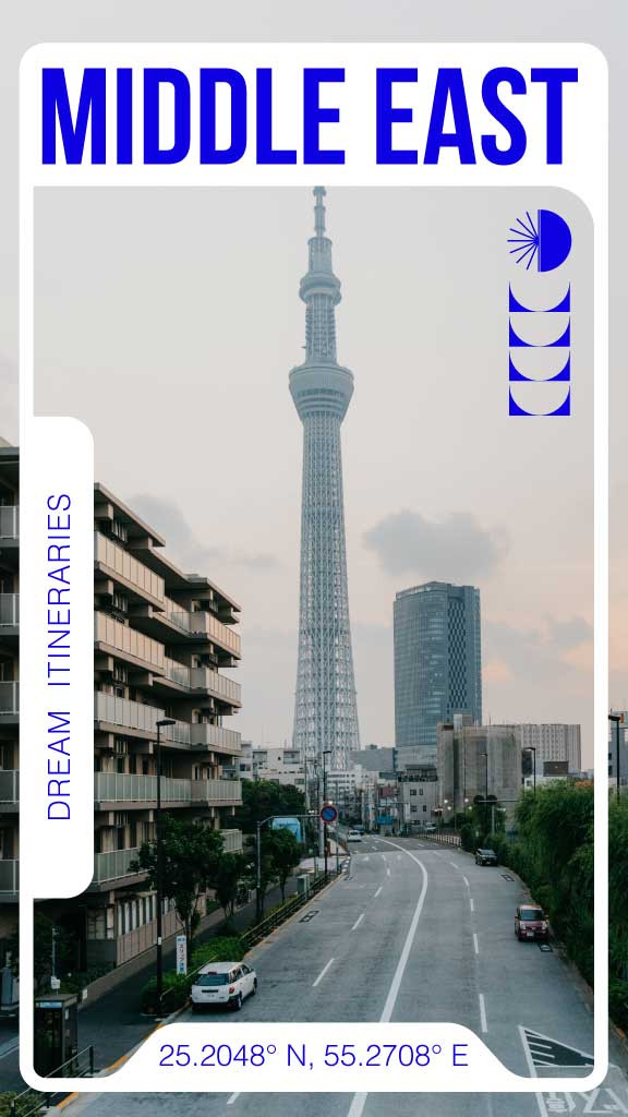 Template Explore Middle East Dream Journeys Poster