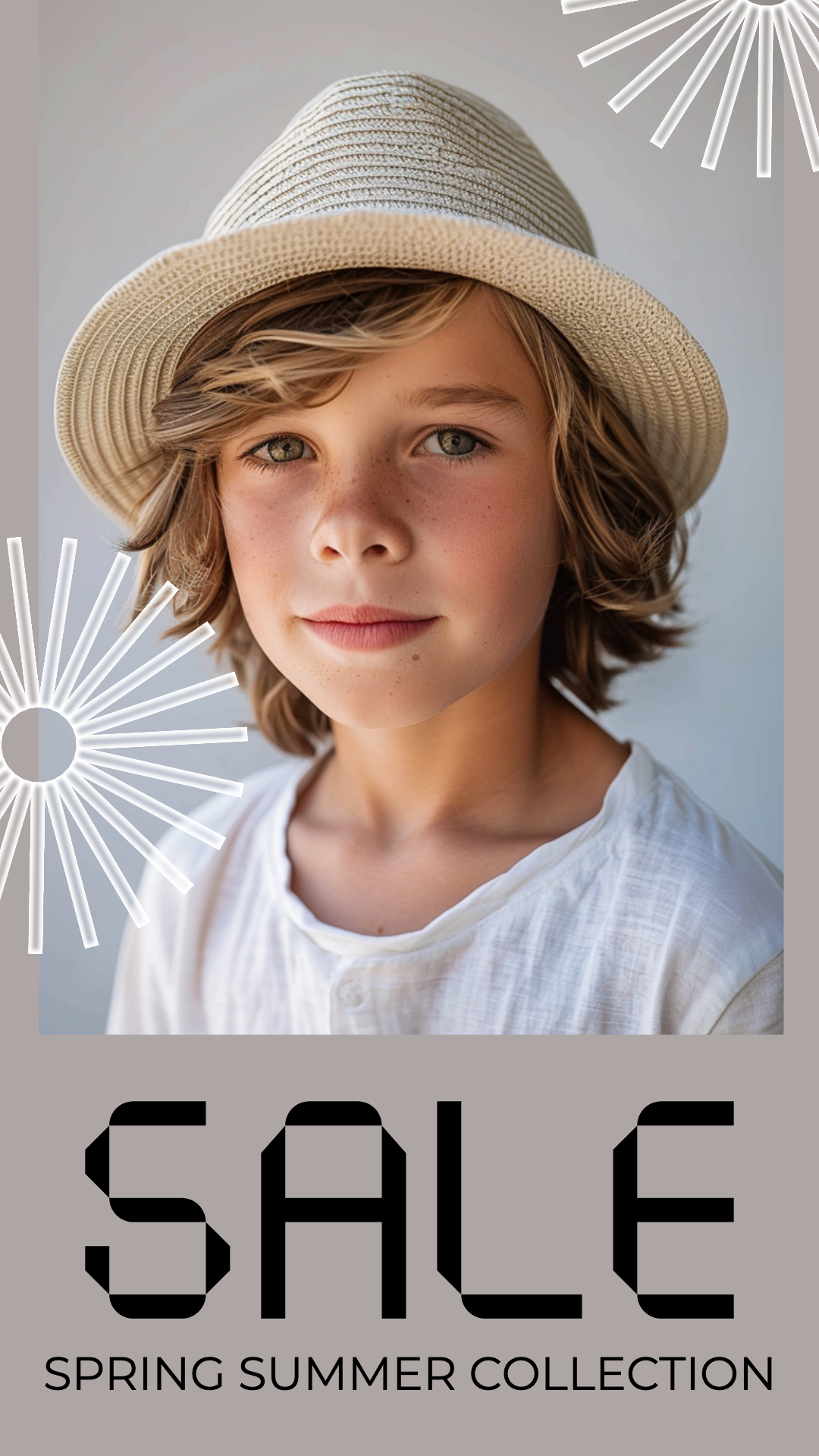 Template Stylish Grey Instagram-Story for Summer Sale