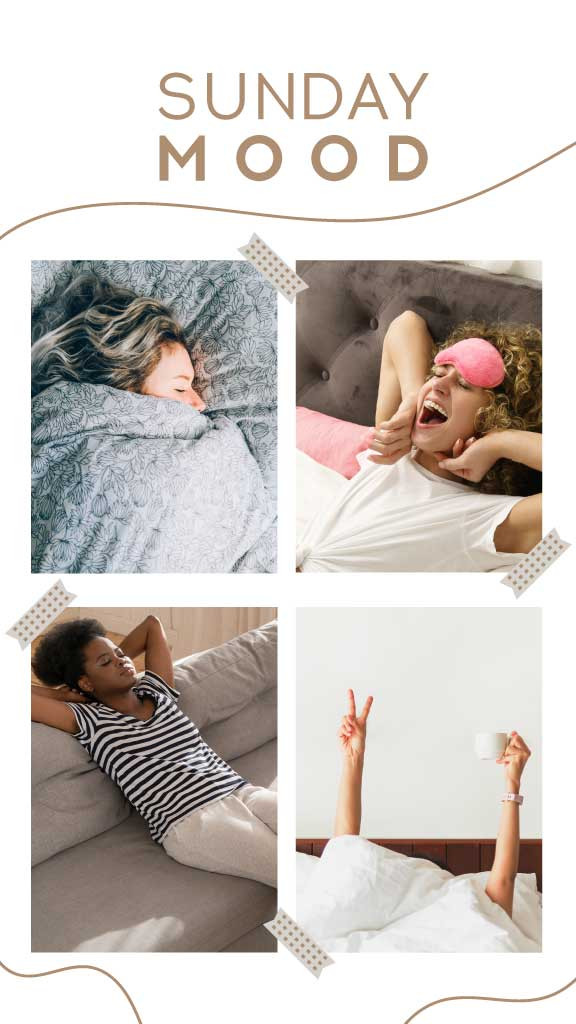 Template Relaxing Sunday Vibes Social Media Post