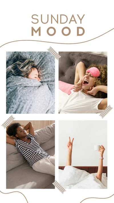 Template Relaxing Sunday Vibes Social Media Post