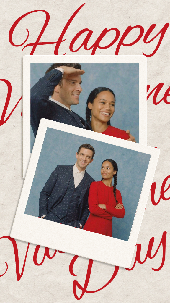 Template Romantic Instagram Story Template with Red Flair