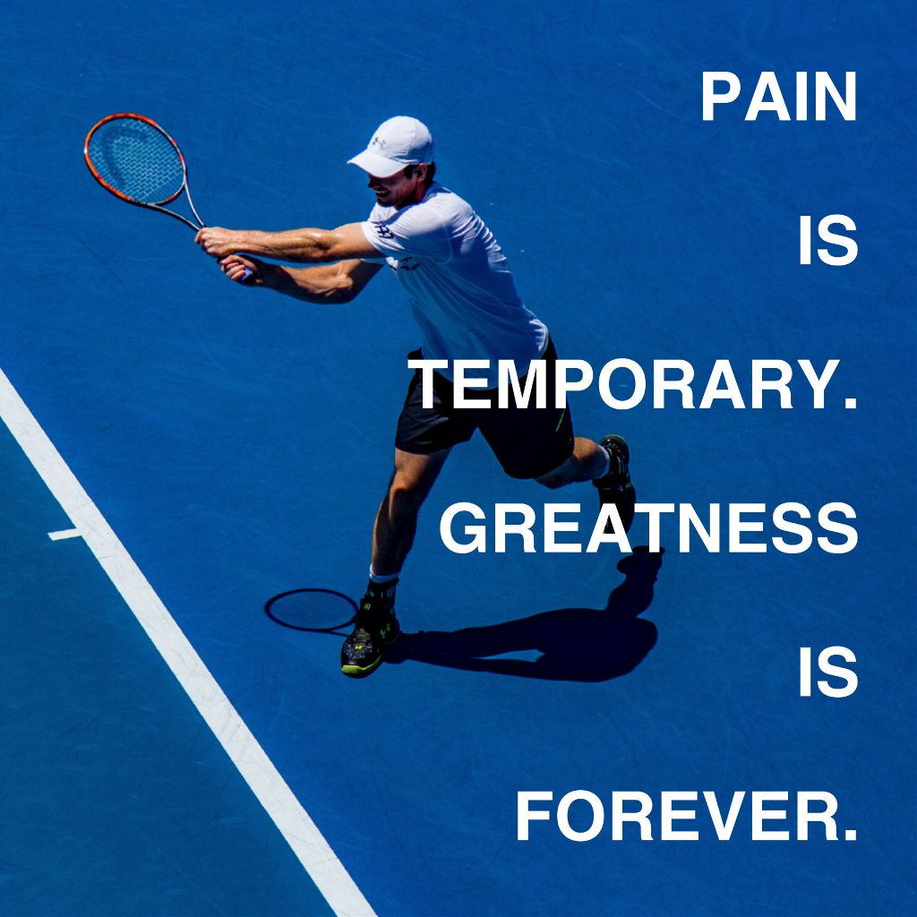 Energizing Blue Sports Motivation Poster Design