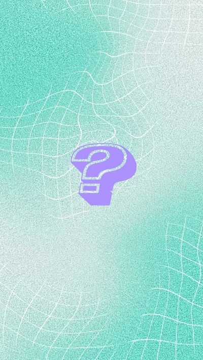 Template Mint Green Mystery Question Social Post