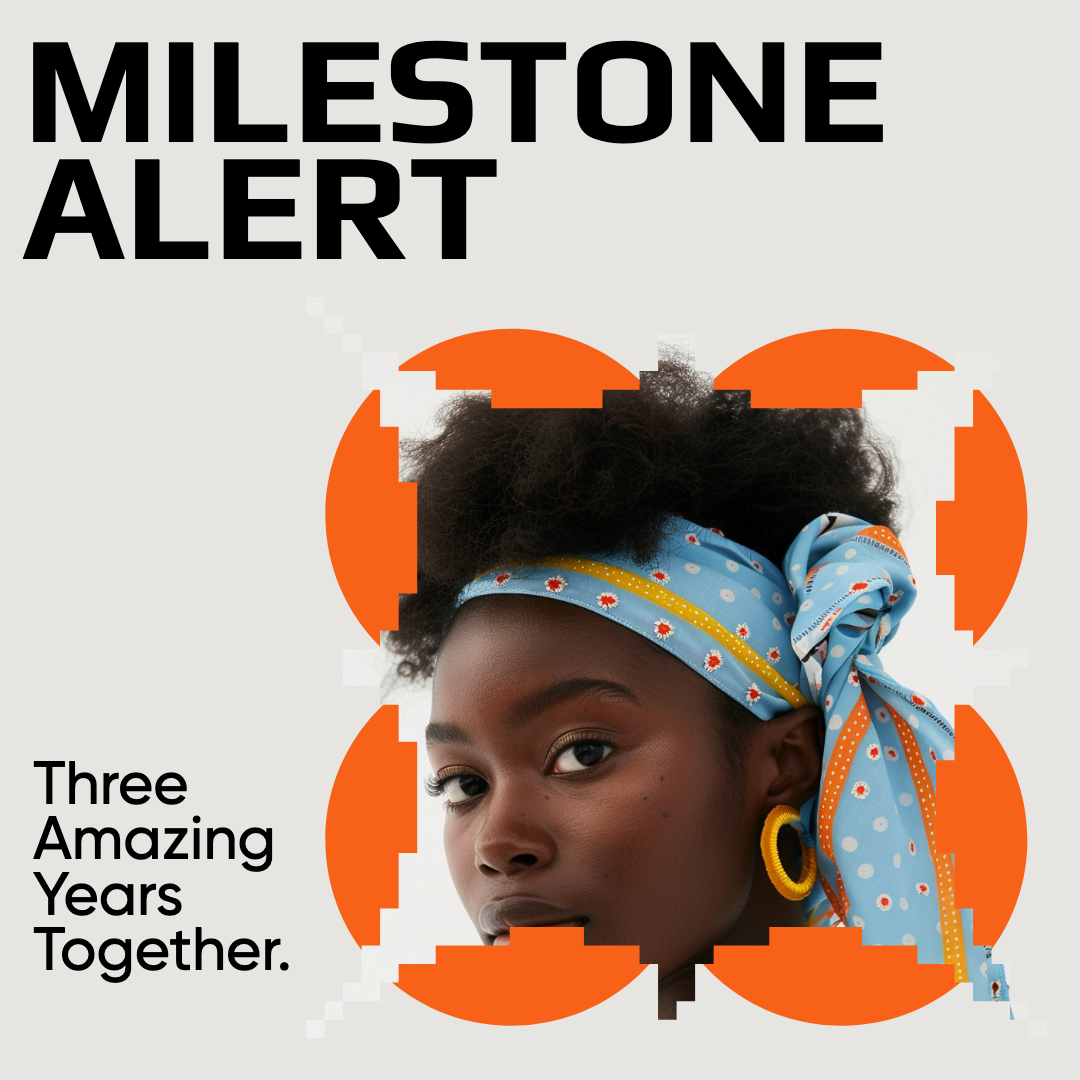 Orange Milestone Alert Instagram-Square Post