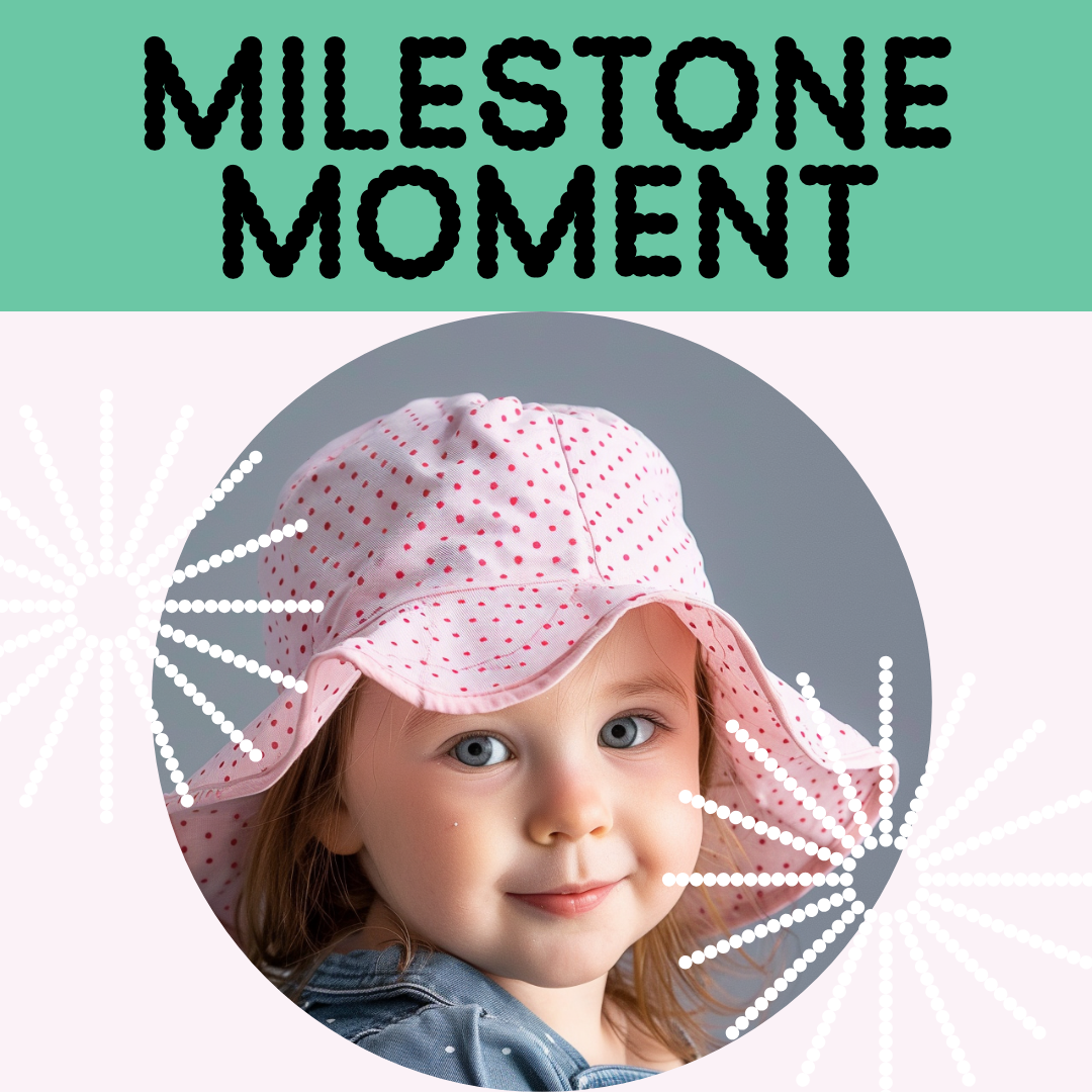 Celebrate Child's Milestones Instagram Post in Pink