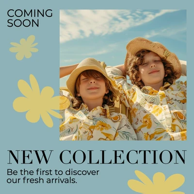 Template Charming New Collection Instagram Square Post