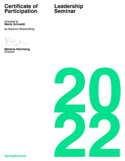 Template Elegant Green Professional Seminar Certificate