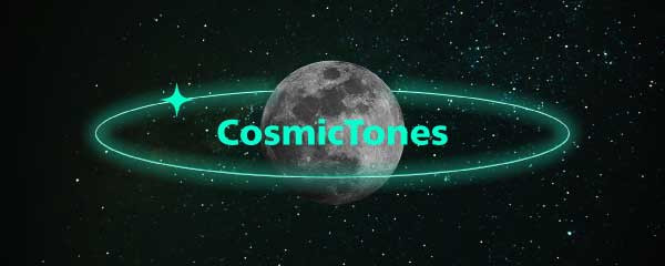 Template Galactic Green Moon Event Poster Design