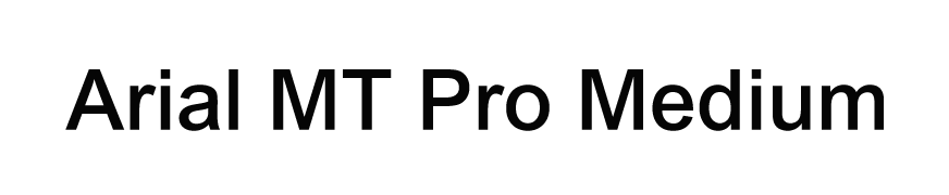 Arial MT Pro Regular