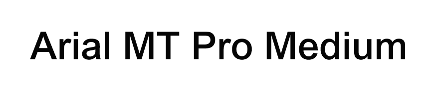 Arial MT Pro Regular