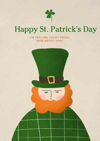 Template Cheerful Green St. Patrick's Day Poster