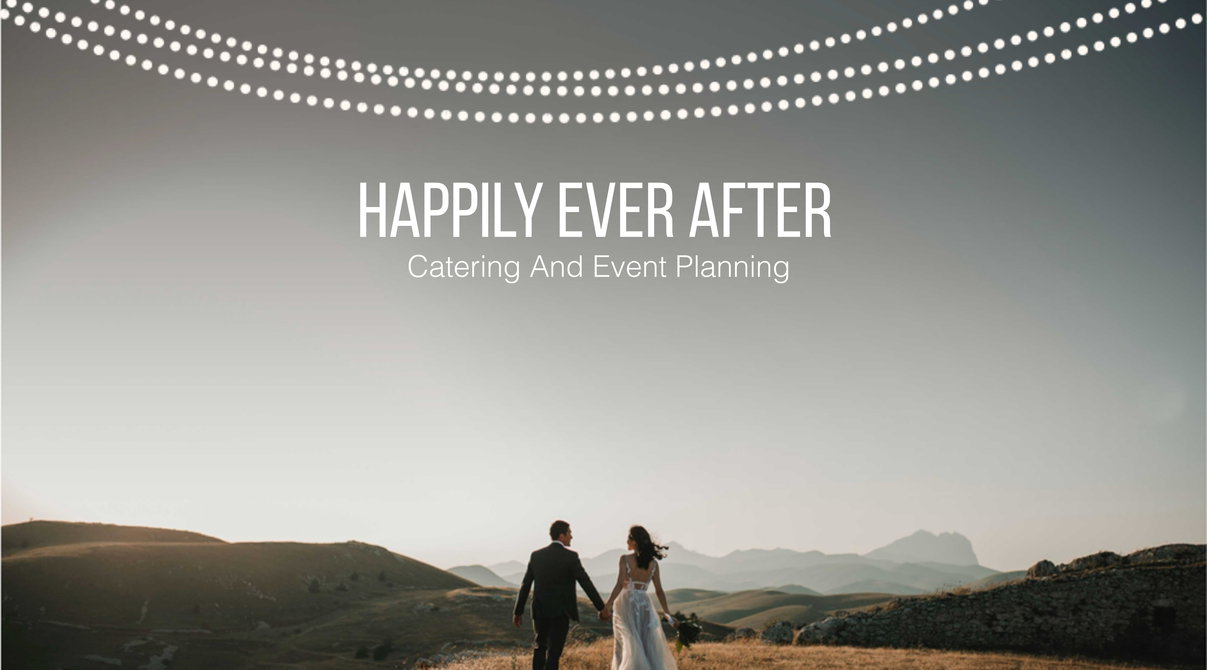 Elegant Wedding Services Ad with Sunset Hues