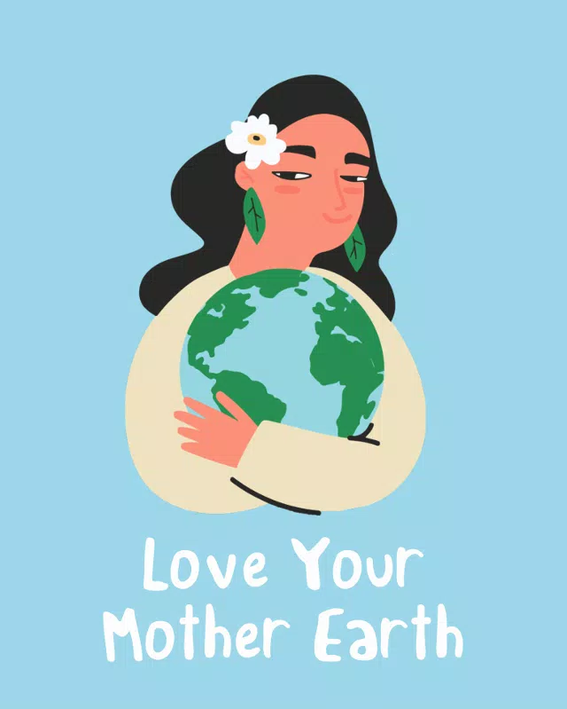 Embrace Nature Environmental Awareness Poster