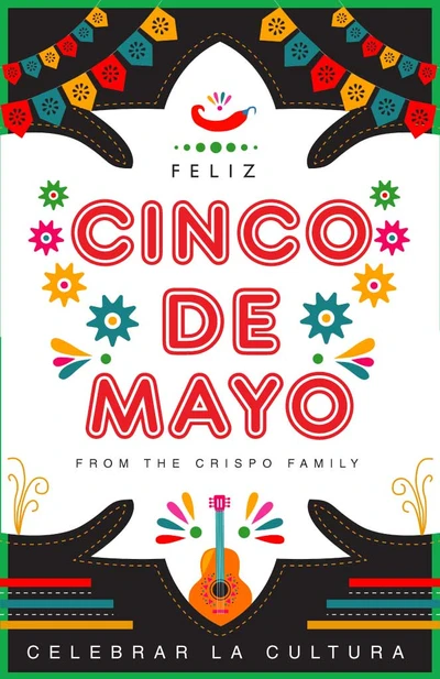 Template Colorful Cinco de Mayo Celebration Poster Design