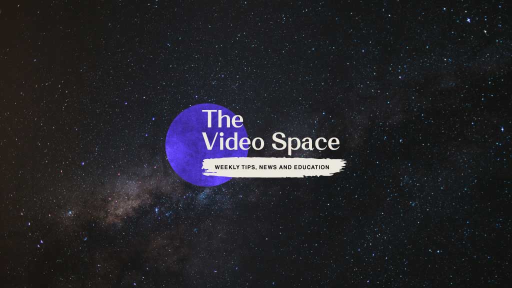 Starry Night Sky Themed Video Space Poster