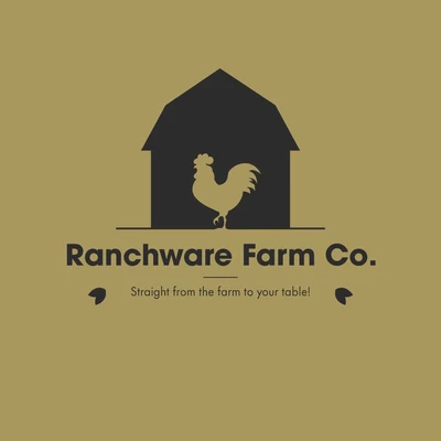 Template Rustic Golden Farm Co. Ad Template
