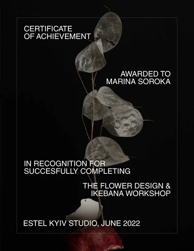 Template Elegant Black and Silver Certificate Template