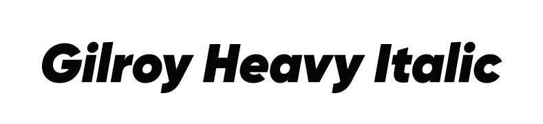Gilroy-HeavyItalic