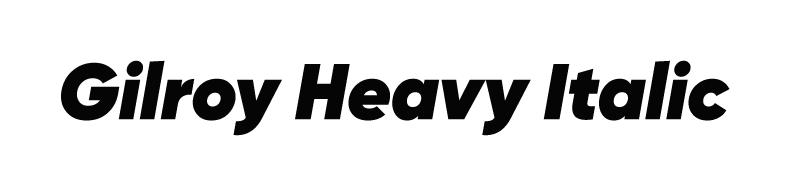 Gilroy-HeavyItalic