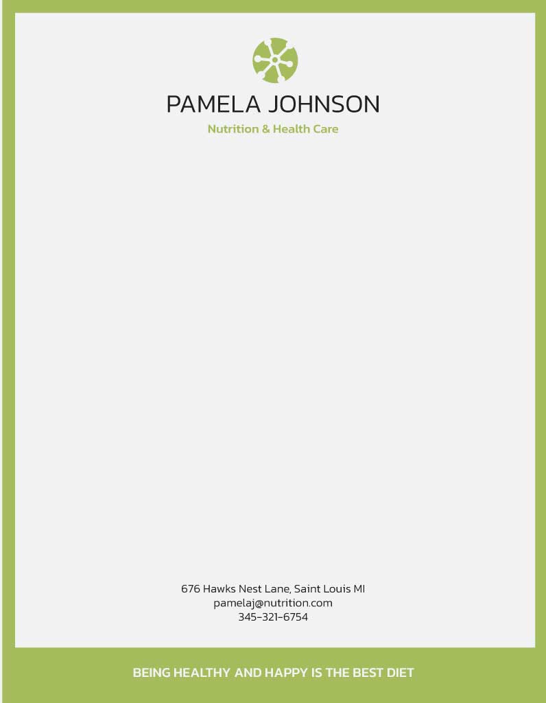 Sage Green Health Care Business Card