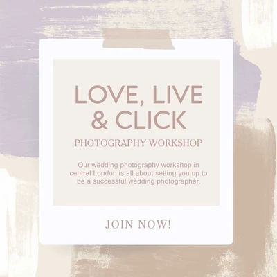 Template Elegant Cream Photography Workshop Poster