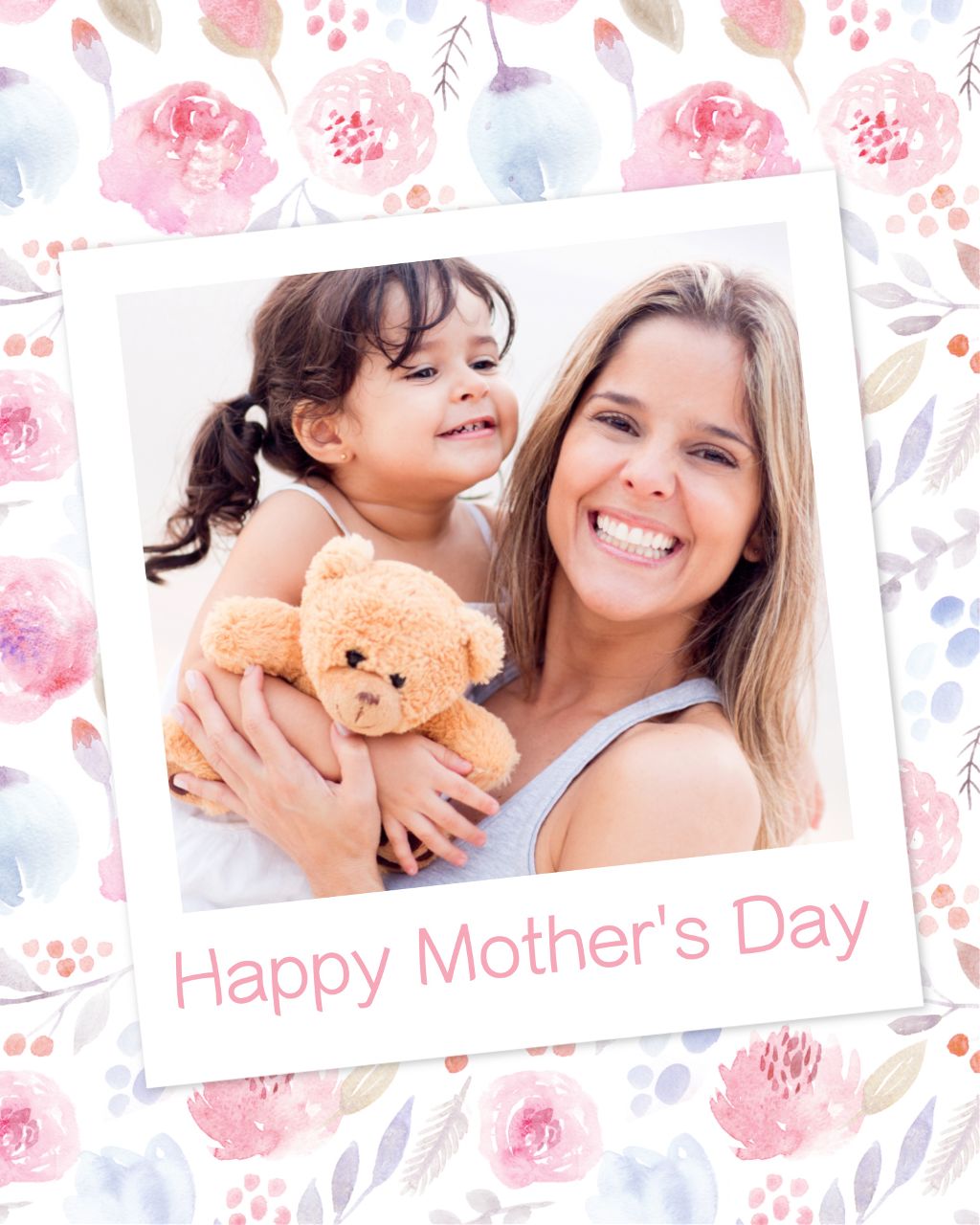 Charming Pink Mother's Day Post Template