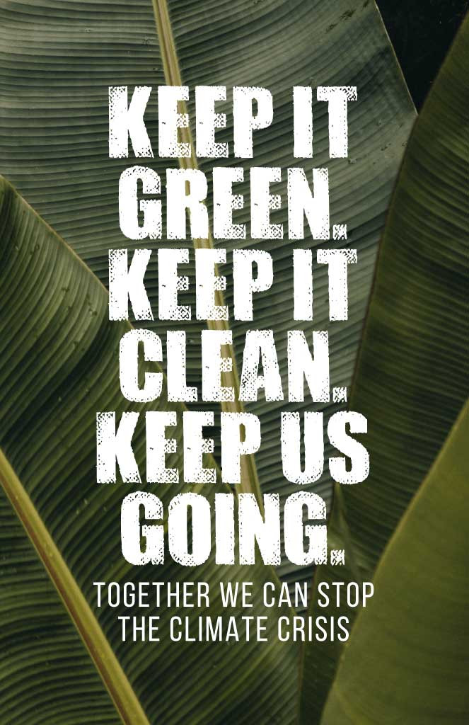 Template Green Climate Advocacy Poster Design