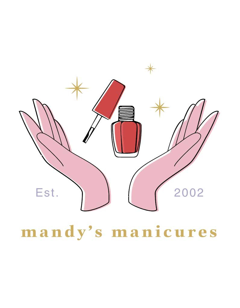 Template Chic Pink Nail Salon Ad Poster Template