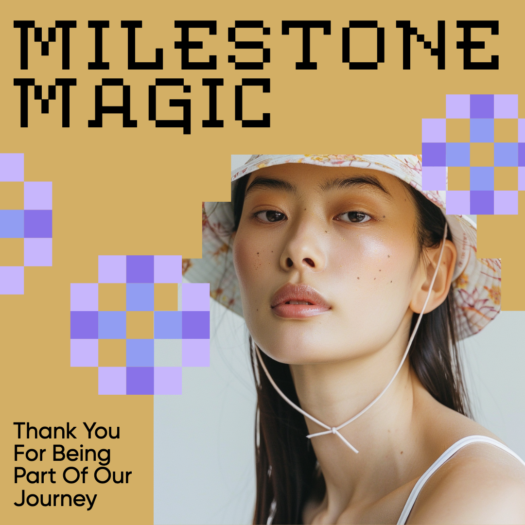 Milestone Magic Mustard Instagram Post Design