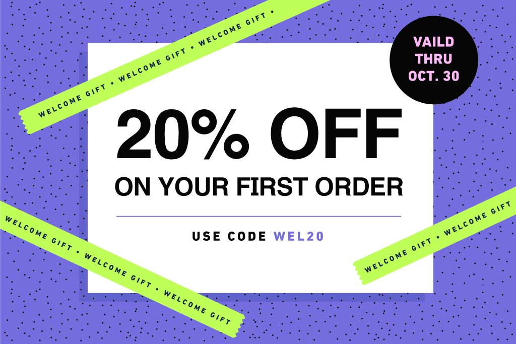 Vibrant Purple Discount Voucher Design Template