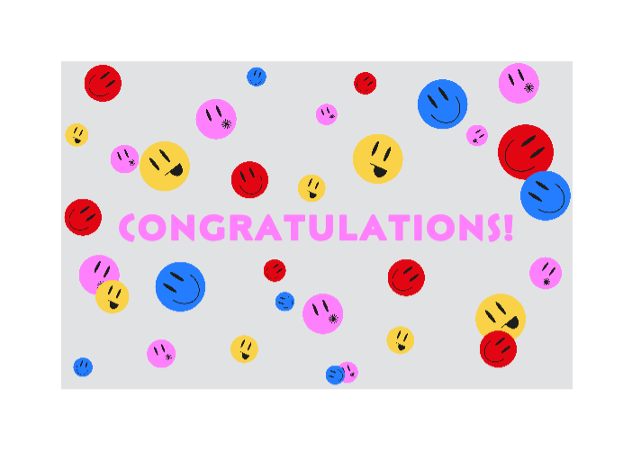 Colorful Emoji Party Celebratory Post Design