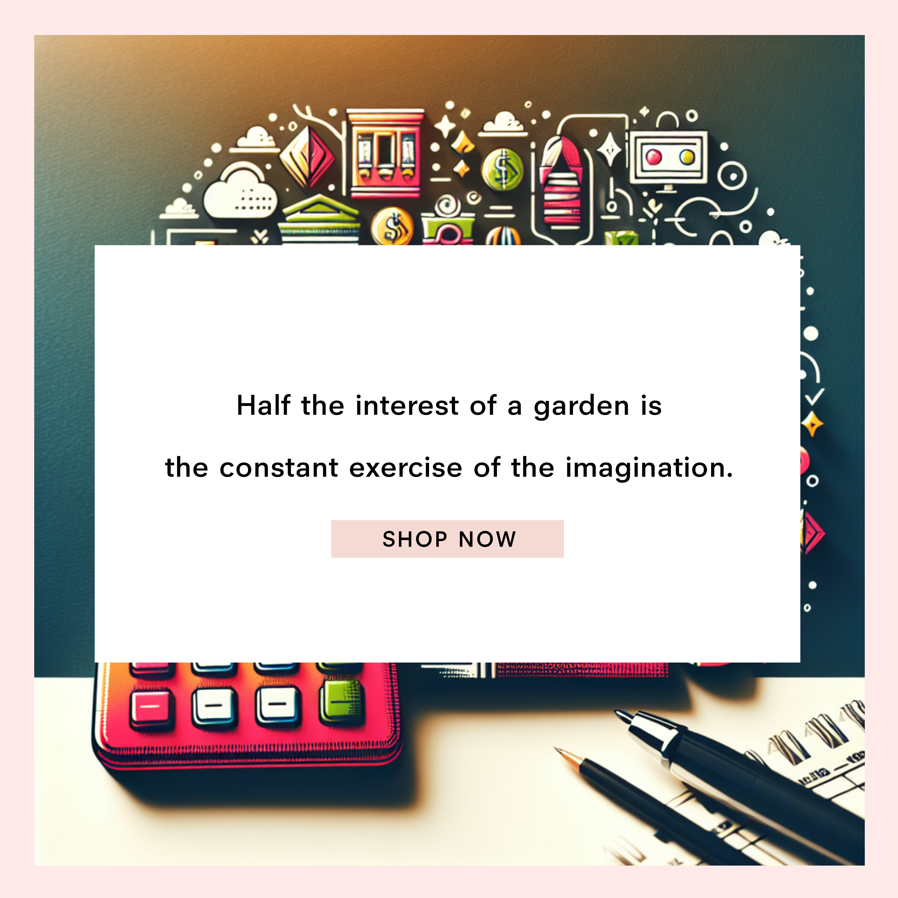 Green Inspiration Garden Ad Template