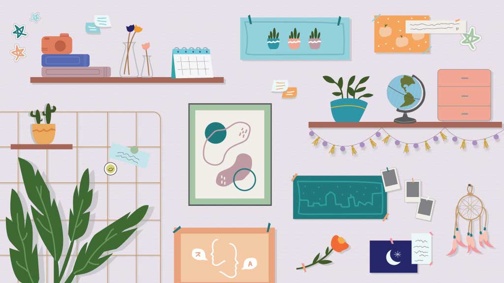 Template Chic Pastel Home Decor Poster Design