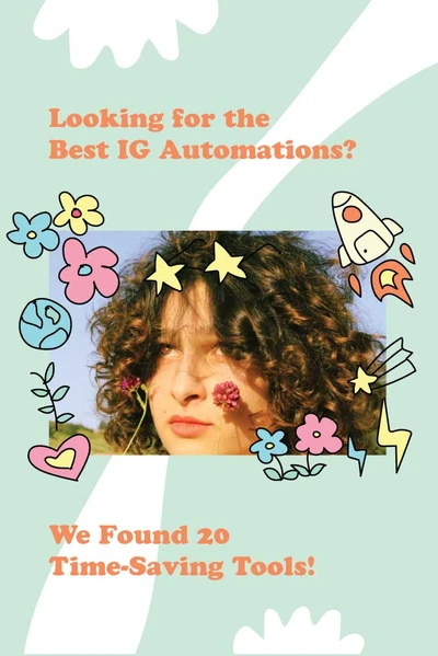 Template Effortless IG Automation Tools Ad Poster Design