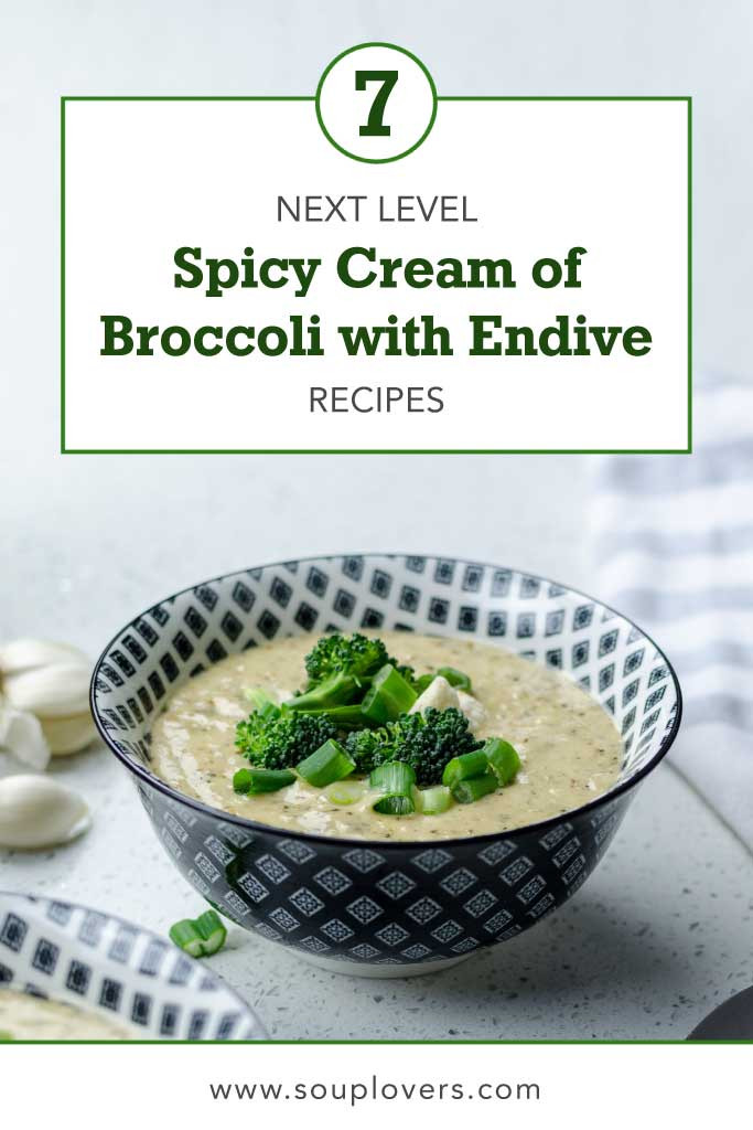 Template Green and White Broccoli Recipe Poster Design